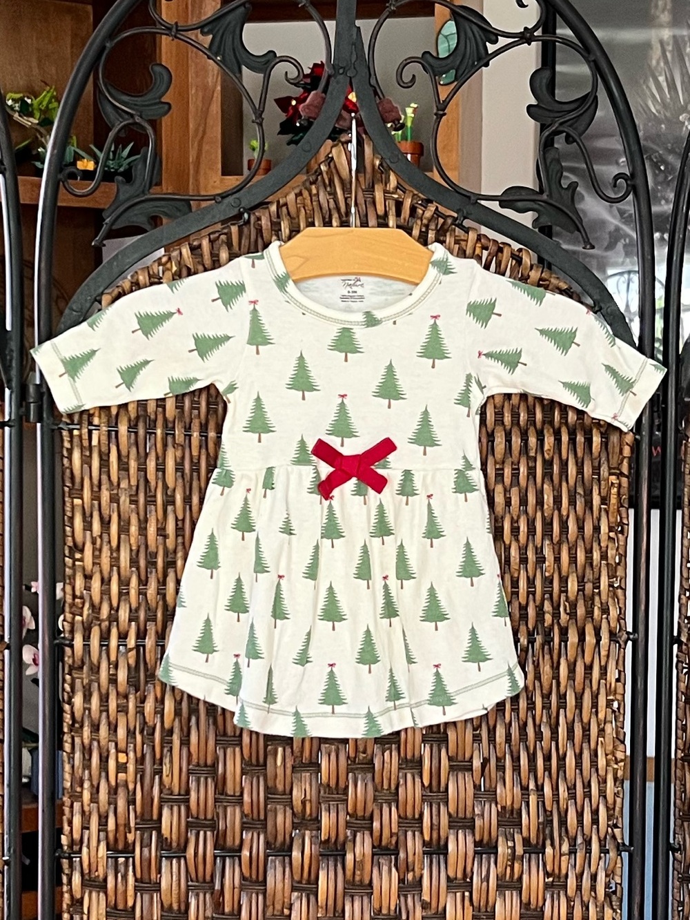 0/3M Organic Cotton Winter Dress